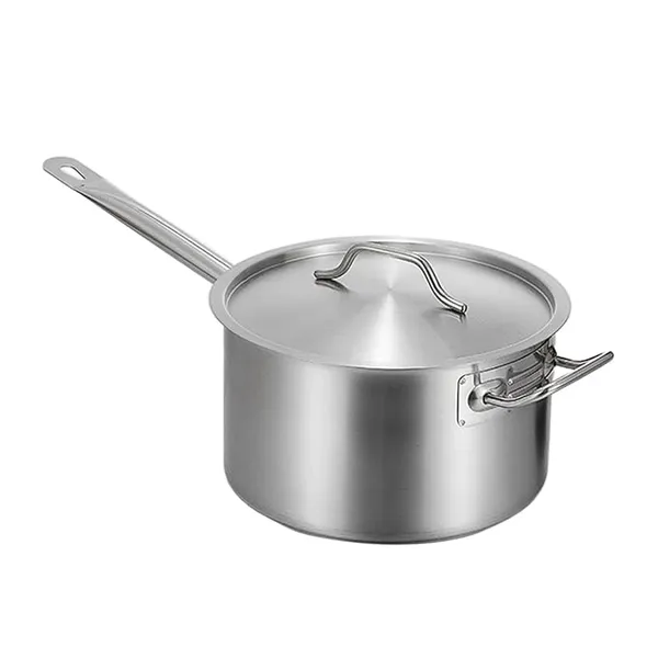 Enakshi Induction Pot Soup Stainless Steel Cooking Pot for Hotel Kitchen Restaurants 7.9L