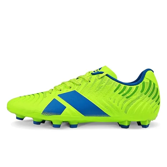 Nivia Safari Football Stud for Men, PU Synthetic Leather Upper, TPU Sole, Die-Cut EVA Sockliner, Ideal for Hard & Grassy Surfaces
