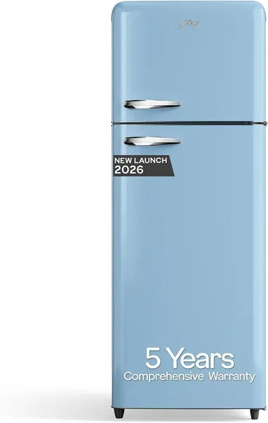 [Coupon + Apay ICICI NC EMI ] Godrej 330L 2 Star New Launch | 5 Years Comprehensive Warranty | 4-in-1 Convertible | Frost Free Inverter Refrigerator (2026 Model, RT EONINSPIRE 366BN HCIT IC BL, Icy Blue)