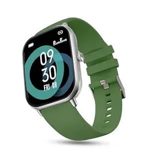 PunnkFunnk H18 Pro Smartwatch for Men & Women | 2.01" HD TFT Display | Bluetooth Calling | Heart Rate & SpO2 Monitor | Long Battery Life | IP67 Fitness Watch with Multiple Sports Modes- (Light Green)