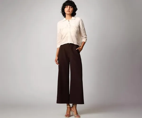 [Apply 7% Coupon] ONLY Women's Cotton Solid Regular Fit Shirt