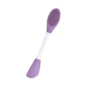 (Min Buy 2) SHRIVYAA 1 Pack Facial Mask Scraper Brush Silicone Face Mask Applicator Soft Skincare Spatula for Cream Mud Clay Gel Lotion Serum Beauty Makeup Tool