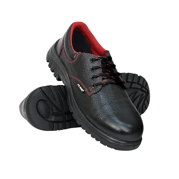 [Apply 30% Coupon] FRONTIER FT1205BL Genuine Leather Safety Shoes | Industrial Safety Shoes for Men | Slip Resistant | Steel Toe Safety Shoes | FT1205BL(SWSAPN)
