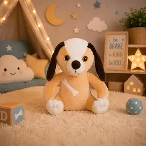 GOLDENHUB TOYS Teddy Bone Dog Super Soft Plush Toy for Kids