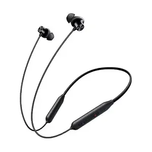 [Apply 3% Coupon] QQLIKE Bluetooth Neckband Earphones Z2 ANC | 12.4mm Bass Drivers | 45dB Active Noise Cancellation Compatible with OnePlus, Vivo, Oppo Fast Charging Booming Black