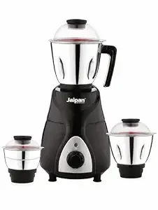 [Apply 5% Coupon] Jaipan Black Beauty Mixer Grinder 900W with 3 Stainless Steel Jars | Heavy Duty Motor | 3 Speed Incher Control | Overload Protection | Durable ABS Body | Polycarbonate Lids | Sharp SS Blades | Black