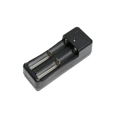Electronic Spices Li-ion Battery Universal Charger Dual 3.7V Battery (18650 Battery Charger)