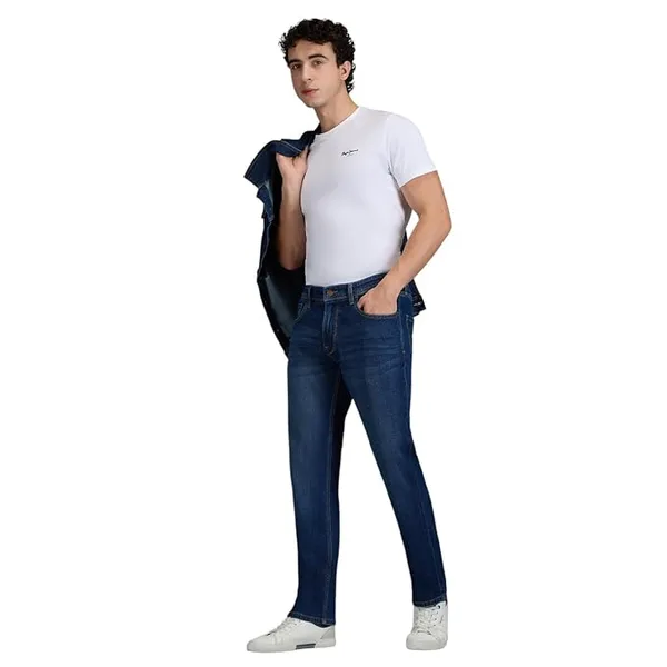 [Apply 5% Coupon] Pepe Jeans Men's Jeans | Straight Fit | Mid Rise | Stretchable