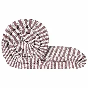 [Apply 25% Coupon] Story@Home Comforter Single Bed Blankets for Winter| Microfiber Quilt Single Bed | 180GSM, 150 X 225 cm | Comforter Single Bed | Maroon, Stripes Pattern | Quilt | Duvet | Dohar | Perfect for Gifting