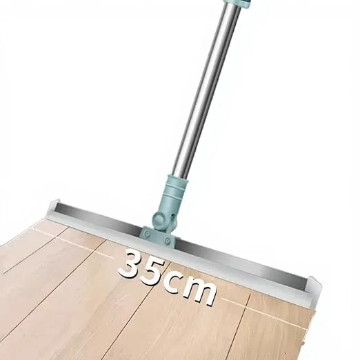 Silicone Floor Scraper Retractable 35‚ cm Wiper for Kitchen Bathroom and Tile Durable PP & Stainless Steel Construction Heavy‚ Duty Design Lightweight 279‚ g Portable Anti‚ Slip Handle