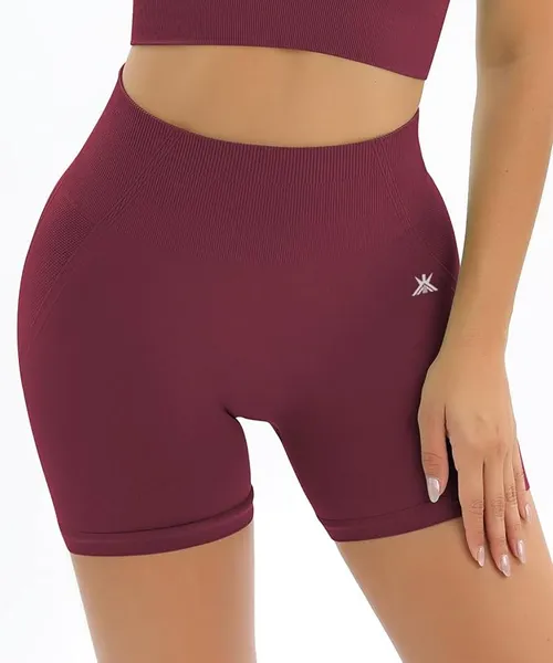 Kobo Active Wear for Women Gym | High Waist | Squat-Proof | Workout Short Tights for Women | 4-Way Stretch | Shorts for Gym, Cardio | Yoga Shorts (Imported)