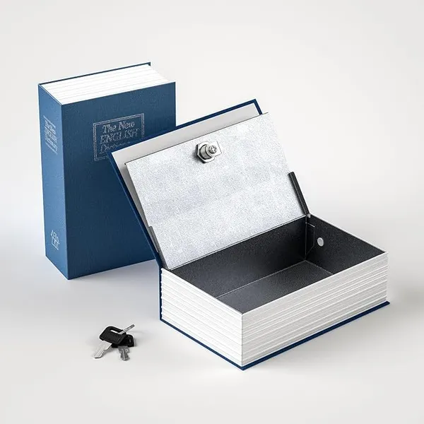 Lifelong Book Safe Locker | Hidden Dictionary Safe Box for Cash, Jewellery & Documents | Secret Portable Locker for Home & Office | Secure Storage Box, Key Lock | Design Blends with Books (LLHSAB02)