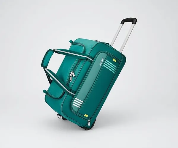 Safari Imperia Trolley 3 Years Warranty Duffle Bag (66 Cm, Teal)