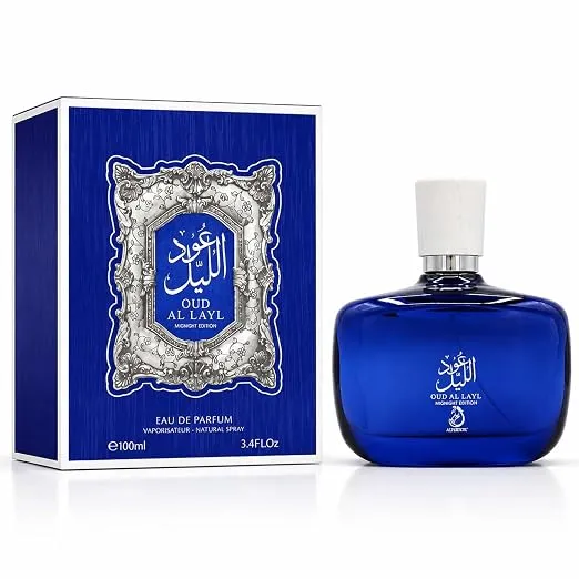 Arabiyat Oud Al Layl Midnight Edition Eau de Parfum 100ml | Long Lasting Unisex Perfume | Grapefruit, Mandarin, Violet, Cedarwood, Musk & Patchouli | Aquatic Woody Fragrance