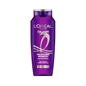 L'Oréal Paris Collagen Lifter Volumizing Shampoo with Collagen Peptides for thin, flat hair, gives instant volume lift & thicker, fuller hair, 340ml