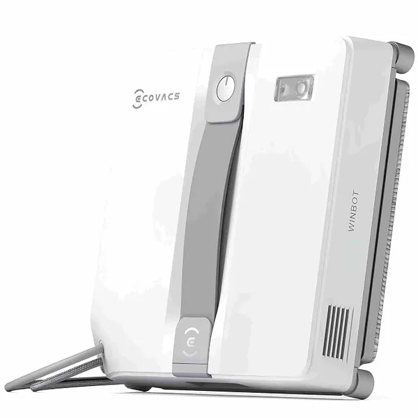 [HDFC CC EMI] ECOVACS WINBOT Window Cleaning Robot - Compact Design, Dual Nozzles with Ultrasonic Spray, 9-Stage Protection System, Intelligent Path Planning, 3 Cleaning Modes, Anti-Slipping System