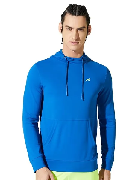 Amazon Brand - Symbol Men's Cotton Hooded Sweatshirt