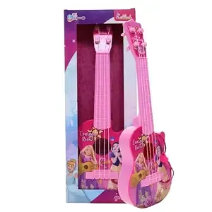 Disney Princess Theme Guitar (Small) Battery-Powered with Light, Educational & Best Birthday Gift for Girls | Fun & Educational Toy for Kids | Safe, Engaging & Interactive Play
