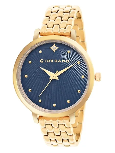 Giordano Analog Wrist Watch for Women Stylish Metal Strap with Water Resistant 3 Hand Mechanism for Girls & Ladies to Compliment Your Look/Ideal Gift for Female - GD-4210