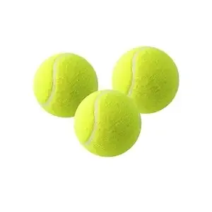 Eclet Tennis Ball Cricket Tennis Ball Light Waight Tennis Ball for Cricket (Light (Pack of 3) with Pouch