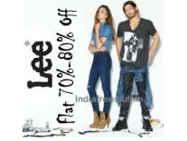 Lee Clothing Min 70 to 80% off from Rs.339 @ Amazon