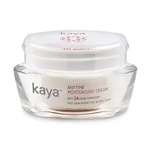 [Apply 4% Coupon] Kaya Anytime Moisturising Cream 50ml | Enriched With Shea Butter | Daily Use Cream | Lightweight Moisturizer | 24 Hours Hydration | All Skin Types