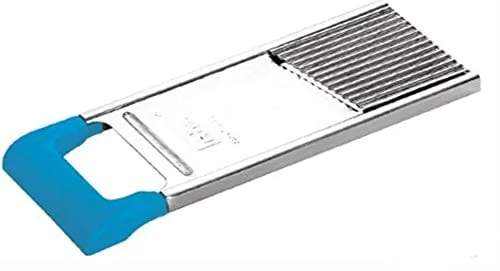 RITU Ripple Slicer with Handle Durable Plastic Body Stainless Steel Blade Multicolor Ideal for Cheese Vegetable Fruit Slicing Lightweight Handy Kitchen Tool Easy to Use Unbreakable